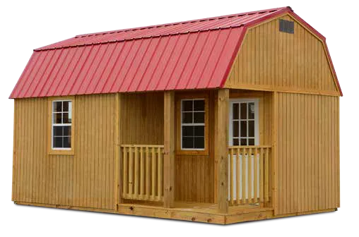 Side Lofted Barn Cabin-image