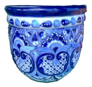 Cerilian Blue Flower Pot-image