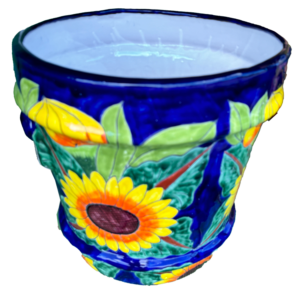 Blue Sunflower Pot-image