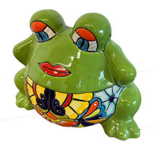 Green Frog Flower Pot-image