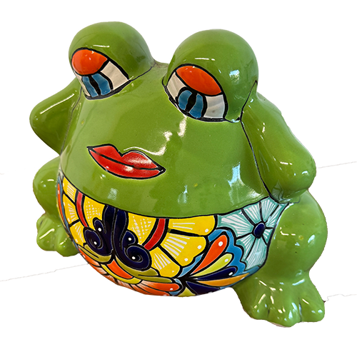 Green Frog Flower Pot-image