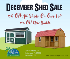 December Shed Sale