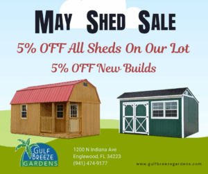 May Shed Sale 2025