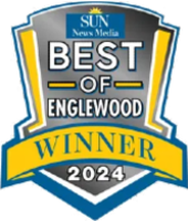 Award badge for Gulf Breeze Gardens, winner best of Englewood, FL in 2024